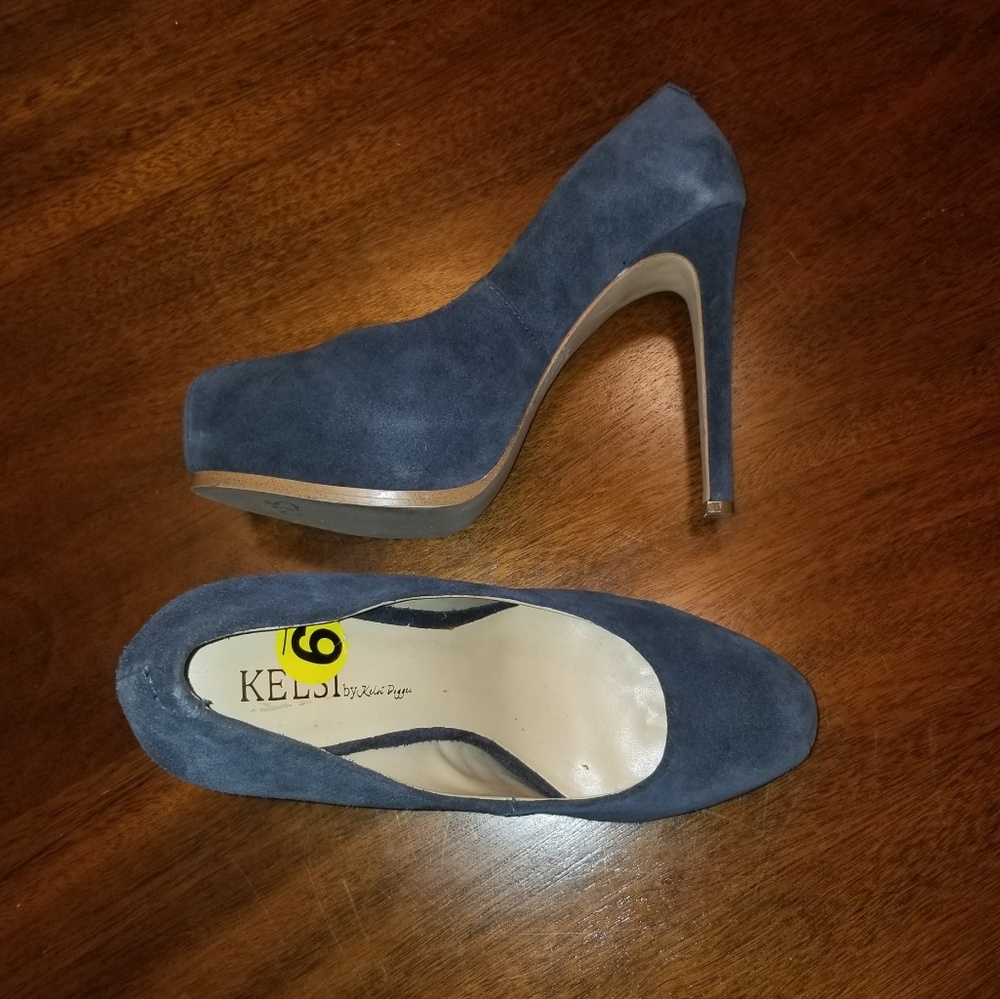 Kelsi Dagger Suede Heel